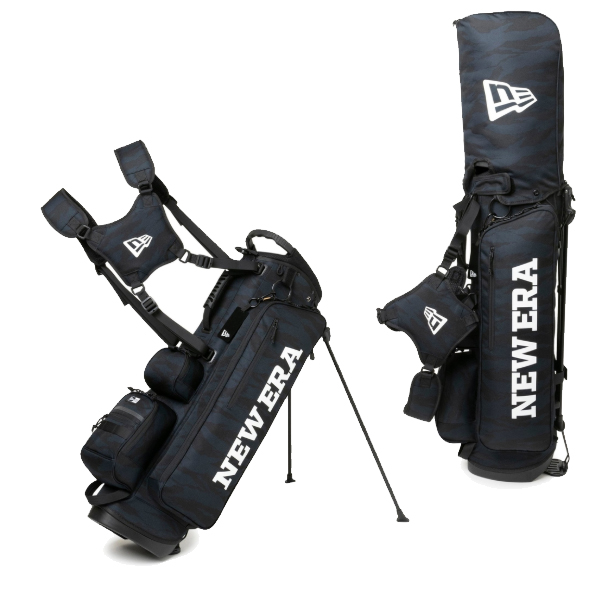NEW ERA キャディバッグ ブラック　スタンド NEW ERA（ニューエラ） 正規取扱店 キャディバッグ ゴルフ スタンド