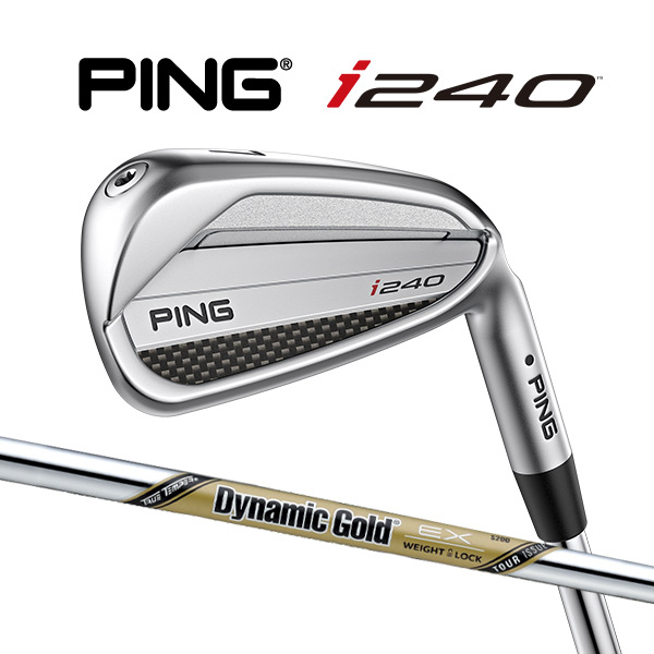 PING（ピン） 新作 i240 アイアン6本セット ダイナミックゴールド EX