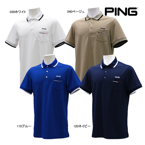 PING（ピン） 先行予約 ゴルフ 26年春夏ウエア 新作 メンズ 半袖シャツ