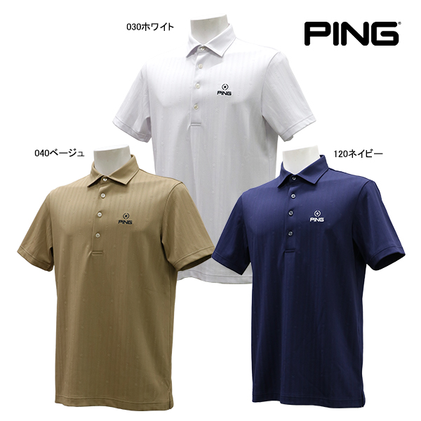 PING（ピン） 先行予約 ゴルフ 26年春夏ウエア 新作 メンズ 半袖シャツ