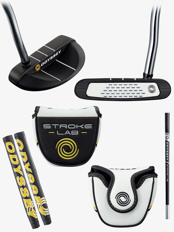 【20年モデル】 オデッセイ ストローク・ラボ ブラックシリーズ [ロッシー] パター マレット型 ODYSSEY STROKE LAB BLACK  ROSSIE