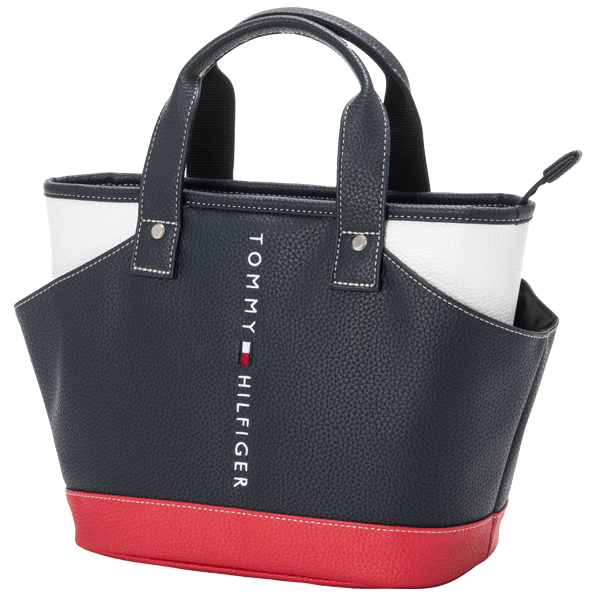 トミーヒルフィガー ゴルフ ラウンドバッグ THMG3FBD FACE TOMMY HILFIGER GOLF ホワイト ブラック ネイビー サブ 収納 小物 25SSE 10PT | TOMMY HILFIGER GOLF | 03