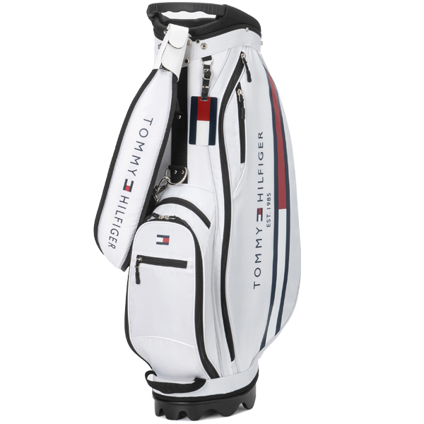 トミーヒルフィガー ゴルフ スタンド キャディバッグ THMG4SC6 ベーシック TOMMY HILFIGER GOLF ホワイト ブラック ネイビー コンパクト CB SB 25SSE 10PT | TOMMY HILFIGER GOLF | 01