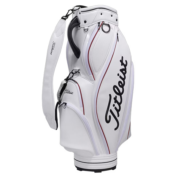 Titleist ゴルフキャディバッグ 黒/白/赤 プロツアーモデル Golf Bags | Staff, Stand, Cart, Hybrid & Carry | Titleist