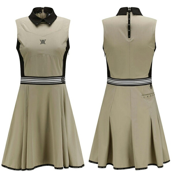 ♪【23年モデル】【レディース】アニューゴルフ AGDMWOP03 ウィメンズ スリーブレスフレアドレス ANEW GOLF Womens sleeveless flare dress