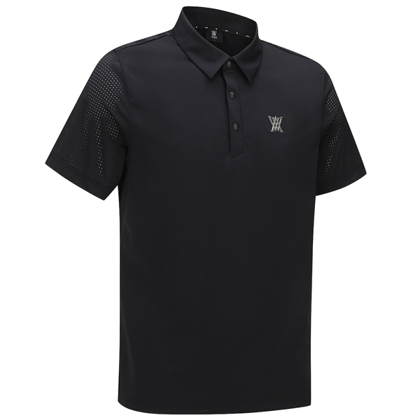 ♪【24年モデル】アニューゴルフ AGEMMTS01 メンズシグネチャーロゴTシャツ ANEW GOLF MEN SIGNATURE LOGO SHORT T-SHIRT｜jngolf2010｜02