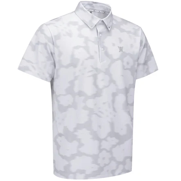 アニュー ゴルフ メンズ Tシャツ AGFFMTS50 FA フラワーパターン V