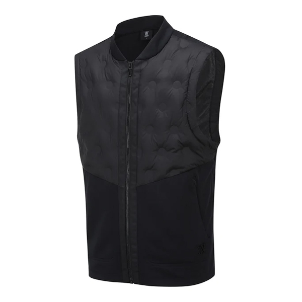 Anew Golf ノースリーブベスト ホワイト/ブラック　アニュー 新品❤️anew golfノースリーブベスト ブラック/ホワイト Anew Golf