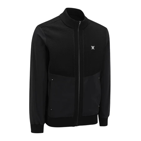 N・E・W 　ゴルフウェア上下　Mサイズ □美品 ANEW GOLF メンズウェア ブラック ゴルフウェア Mサイズ 楽天