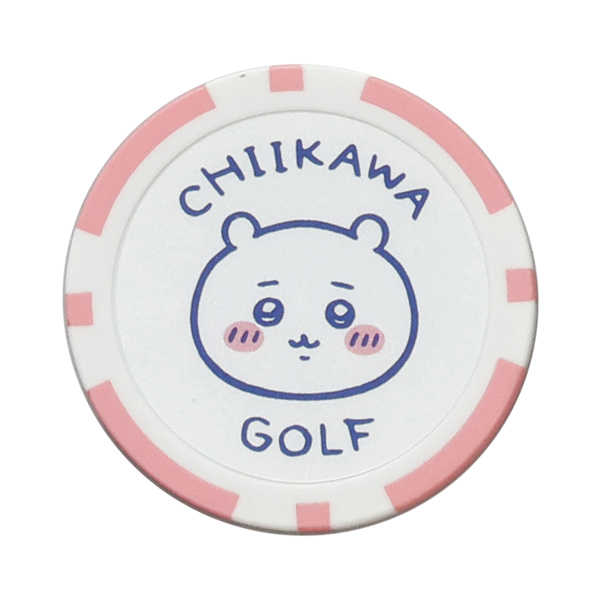 □ちいかわ ゴルフ カジノマーカー CKG008 ちいかわ ハチワレ