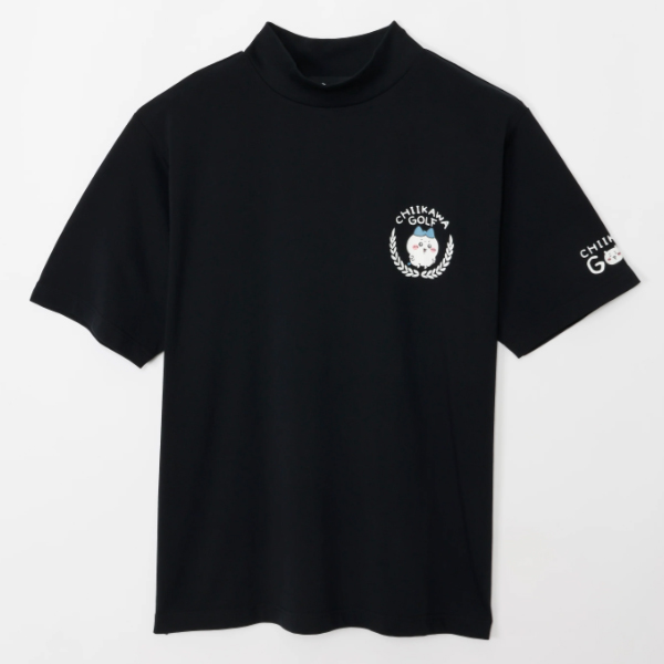新品夏用カステルバジャっクロゴ入りゴルフモックネックトップスTOP白&黒&ピンク SALE 50%OFF】WG ゴルフ モックネック Tシャツ ”GO FOR BROKE