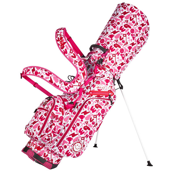 WINWIN STYLE キャディバッグ（色：ピンク系）｜ゴルフ用バッグ