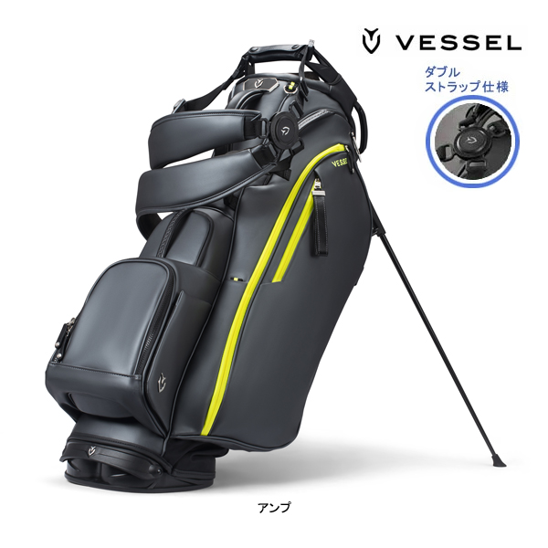 超美品‼️ ベゼル　キャディバッグ VESSEL ベゼル ゴルフ 26年春夏モデル 新作 メンズ スタンド キャディ