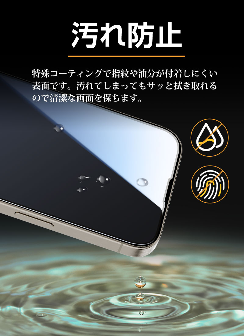 iPhone16/16 Plus/15/15 Pro/15 Plus/15 Pro Max用 液晶保護