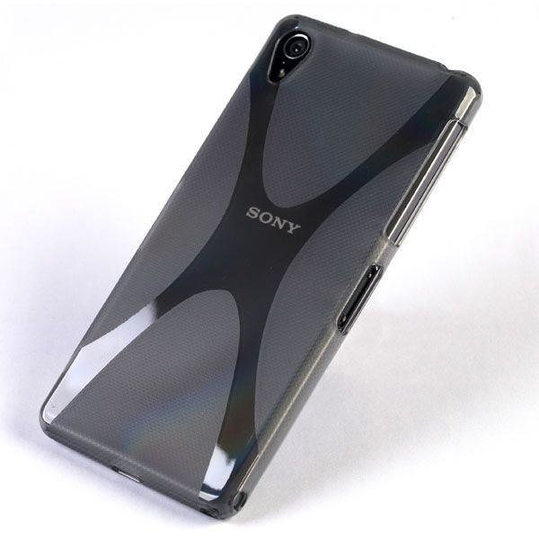 Xperia Z2 SO-03F ソフトケース TPUケースカバー Xライン