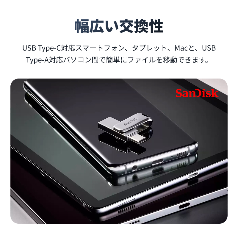 SanDisk（サンディスク） USBメモリ32GB SanDisk USB3.2 Gen1-A/Type-C