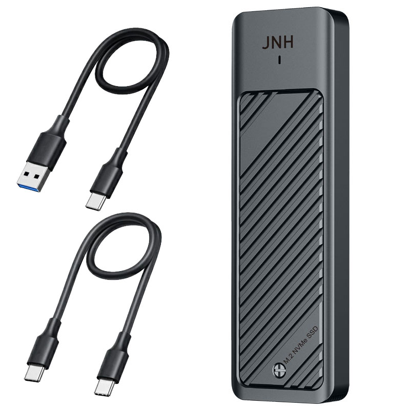 JNH M.2 SSD 外付けケース NVMe SATA両対応 USB 3.2 Gen2 M.2 SSD ケース 10Gbps高速転送 熱伝導シート付属 UASP TRIM対応 翌日配達 送料無料
