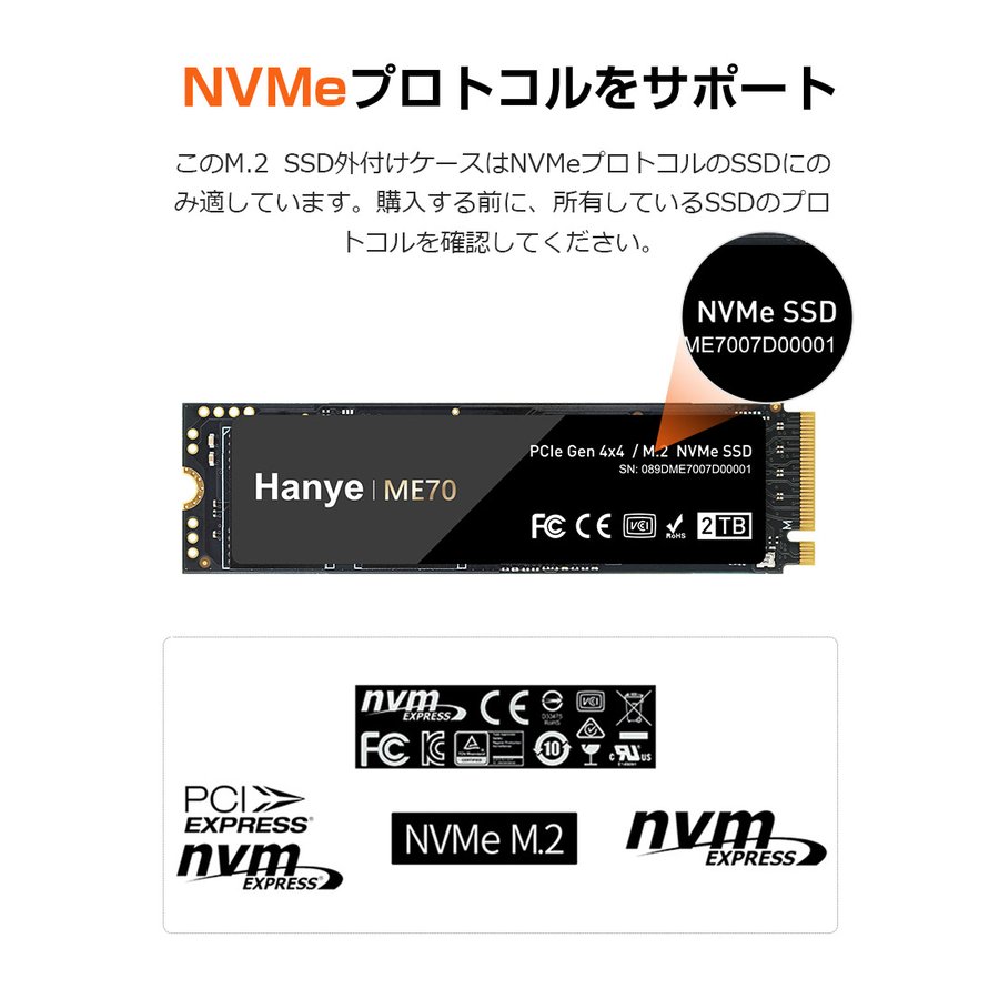 SSD 1TB 換装キット JNH製 USB Type-C データ簡単移行 PC PS4 PS4 Pro PS5対応 PCIe Gen4x4 M.2  NVMe 2280 Hanye MN50-1000GA01 SSD付属 翌日配達 送料無料