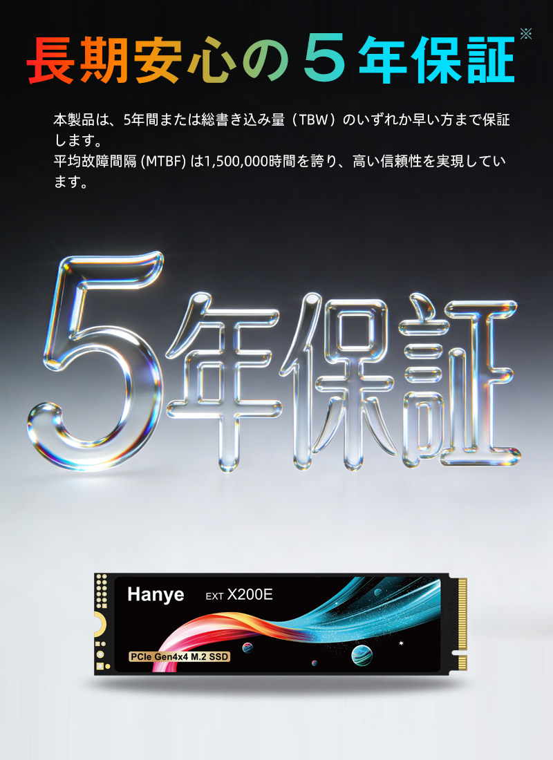 Hanye セール SSD 4TB PCIe Gen4x4 M.2 NVMe 2.0 2280 PS5 Pro/PS5