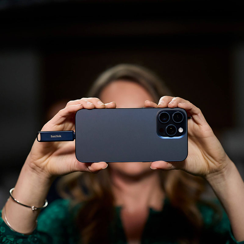 iXpand USBメモリ128GB SanDisk Phone Drive for iPhone Lightning +