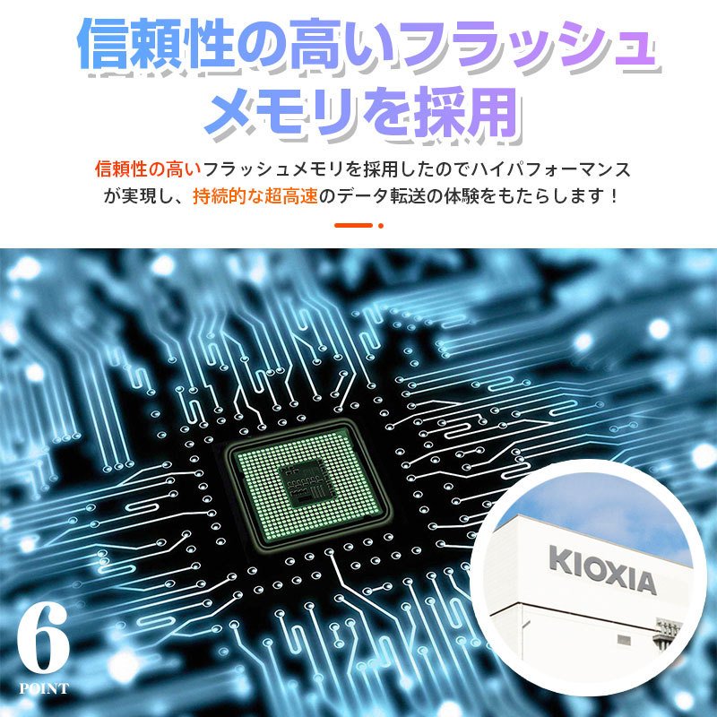 10個セットお買得 USBメモリ128GB Kioxia USB3.2 Gen1 日本製 LU301W128GC4 海外パッケージ 翌日配達 送料無料｜jnh｜08