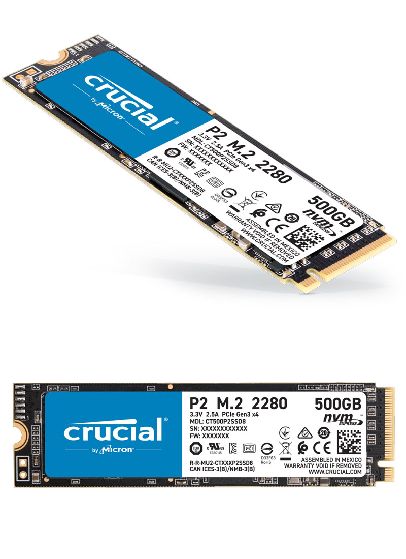 crucial（クルーシャル） 20枚セットお買得 500GB NVMe PCIe M.2 SSD