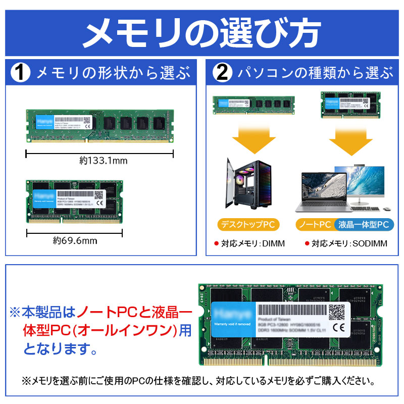 ノートPC用メモリ Crucial 16GB(8GBx2枚) DDR4-3200 PC4-25600 SODIMM