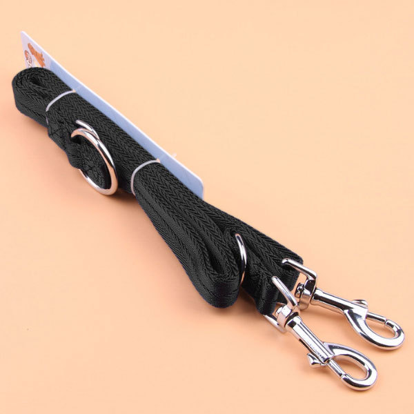 犬猫　リード　２点　新品 特価セール 犬用リード 2頭引き 二頭引きリード ナイロン 多機能リード