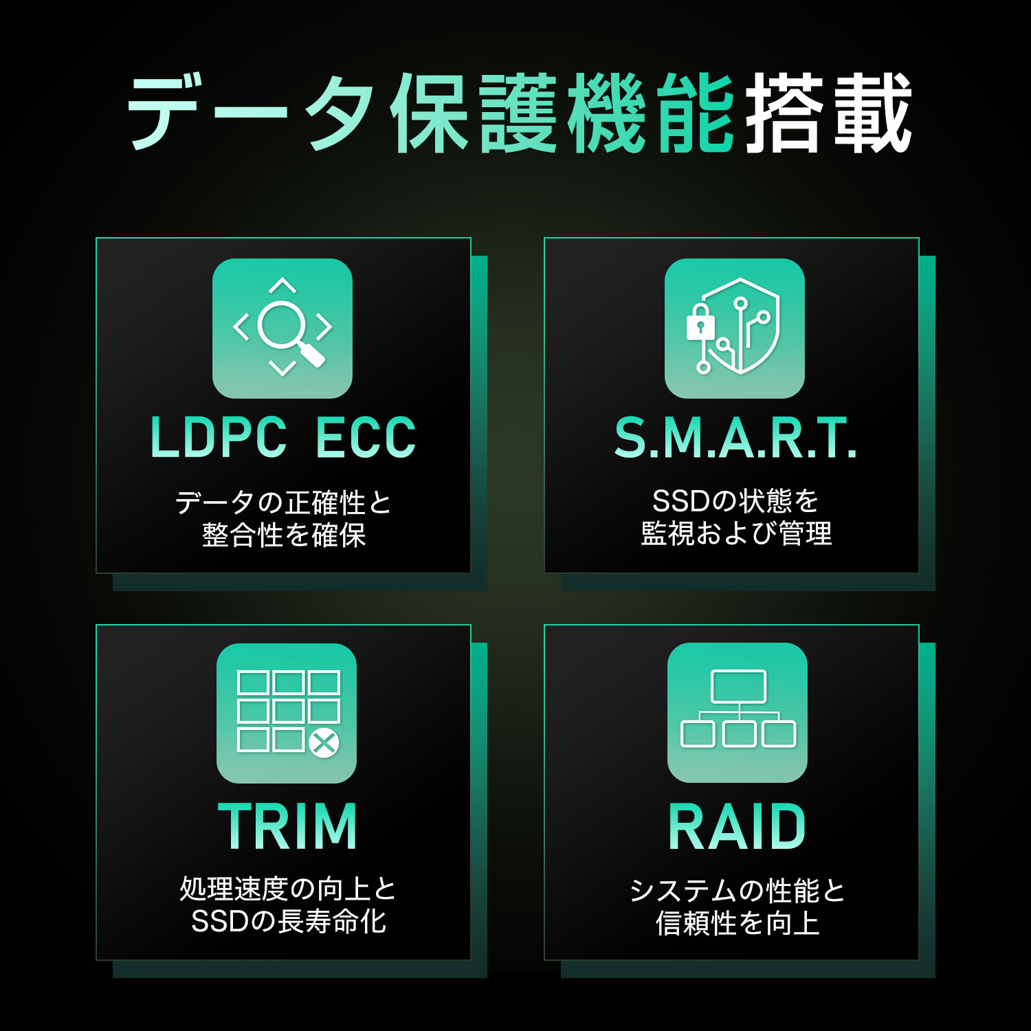 Raver 内蔵型 SSD 1TB PCIe Gen3x4 M.2 NVMe 2280 3300MB/s 3D NAND