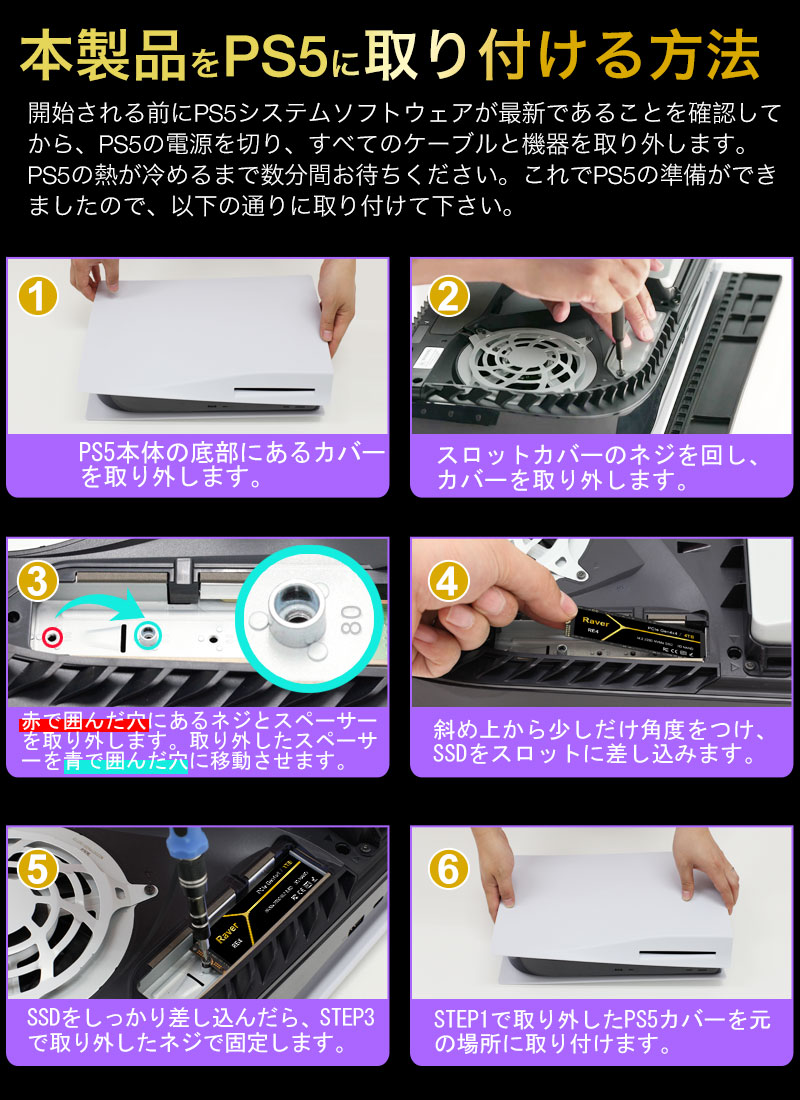 Raver セール Raver 1TB 3D NAND TLC NVMe SSD PCIe Gen 4x4 放熱