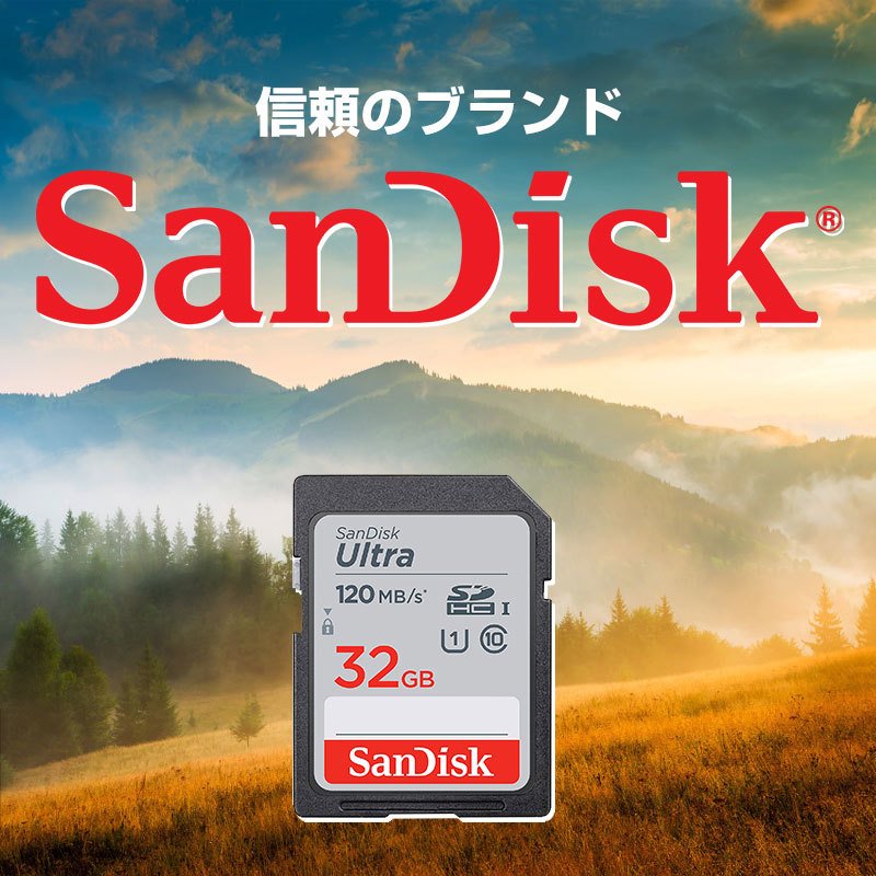 SDHCカード Ultra 32GB UHS-I U1 R:120MB/s Class10 SanDisk サンディスク SDカードSDSDUN4- 032G-GN6IN海外向けパッケージ :SA1208SDUN4:嘉年華 - 通販 - Yahoo!ショッピング