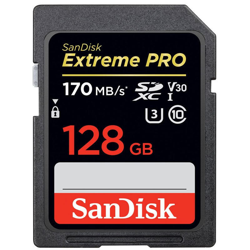 SanDisk 64GB and 128GB Extreme PRO SD UHS-I Memory Card Bundle 