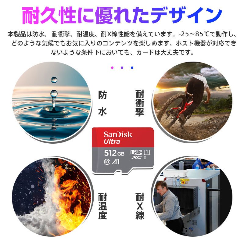 microSDXC 512GB SanDisk UHS-1 U1 FULL HD A1対応 R:120MB/s SDSQUA4-512G-GN6MN 海外パッケージSA3312QUA4-512NA Nintendo Switch対応 :SA3312QUAR-512G-NA:嘉年華 - 通販 -  Yahoo!ショッピング