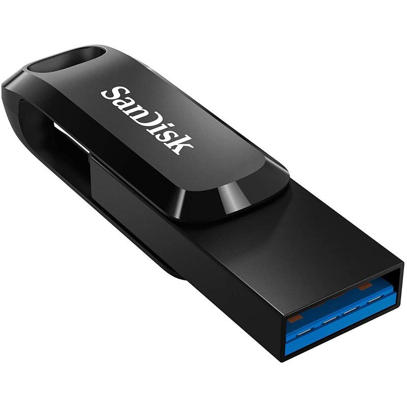 USBメモリ128GB SanDisk USB3.1 Gen1-A/Type-C 両コネクタ搭載Ultra