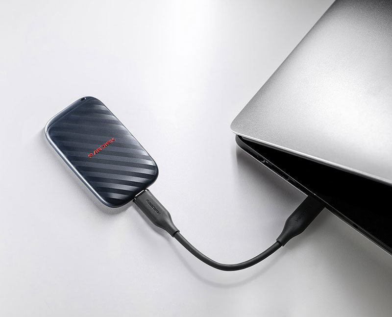 SanDisk ポータブルSSD 500GB 新品未使用品 SanDisk（サンディスク） 10月13日発送 ポータブルSSD 500GB 外付けSSD