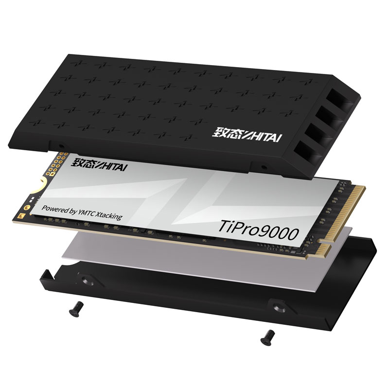 ZHITAI 2TB 内蔵SSD NVMe M.2 2280 R:14000MB/s W:12500MB/s