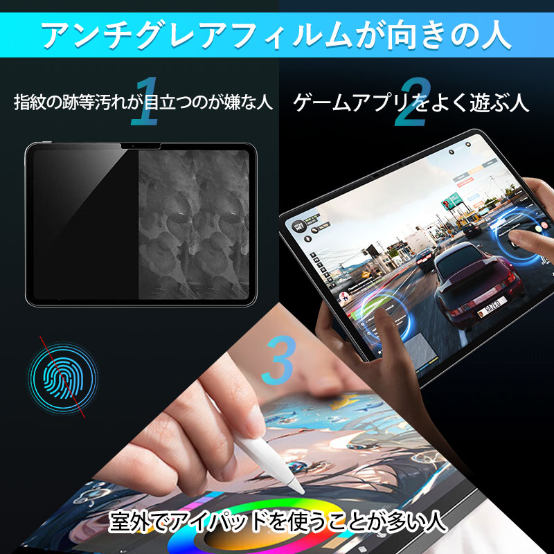 iPad Pro 13 インチ (M4/M5)/ Air (M2/M3) 2024・2025モデル用 液晶