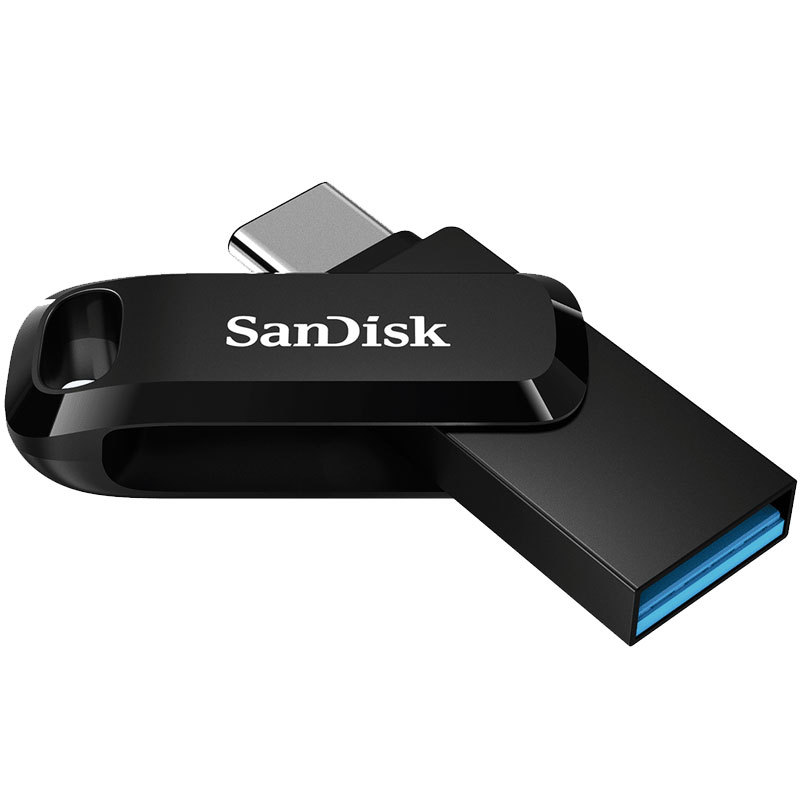 USBメモリー 128GB SanDisk USB3.1 Gen1-A Type-C 両コネクタ搭載Ultra Dual Drive Go R:150MB s SDDDC3-128G-G46 海外パッケージ 翌日配達・ネコポス送料無料