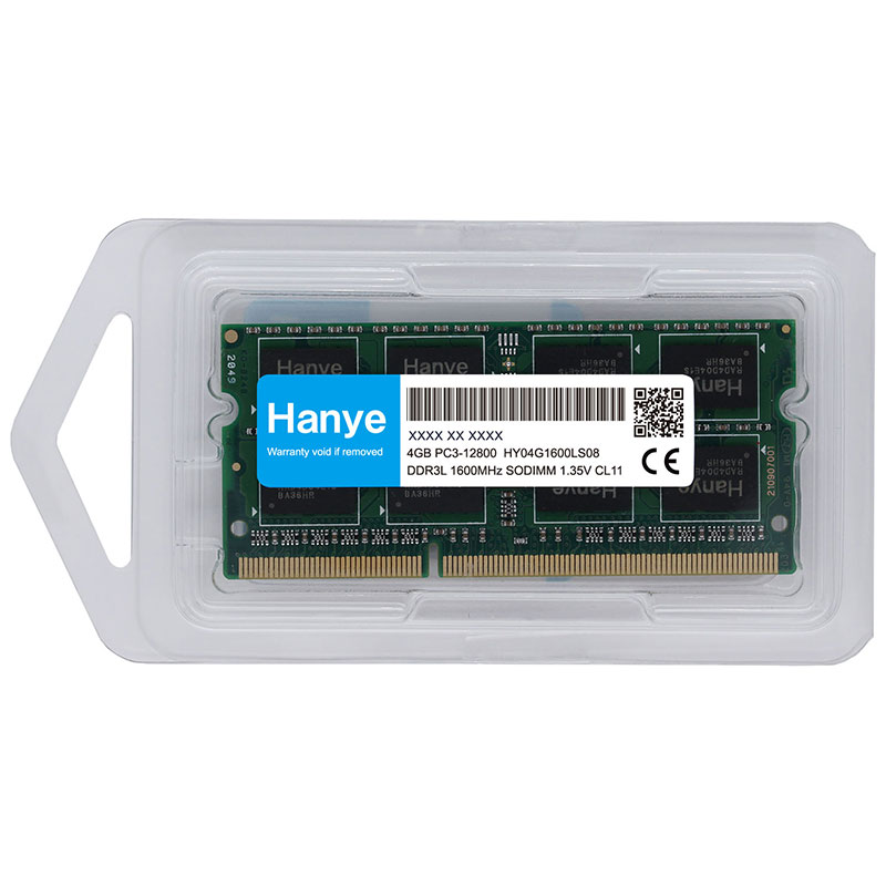 ノートPC用メモリ Hanye DDR3L 1600 SO-DIMM PC3 12800 16GB(8GBx2枚) 1.35V CL11 204 PIN  翌日配達・ネコポス送料無料