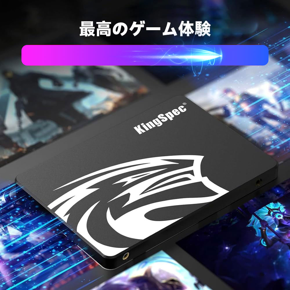 Kingspec KingSpec SSD 512GB 2.5インチ内蔵型SATA SSD 7mm 3D NAND
