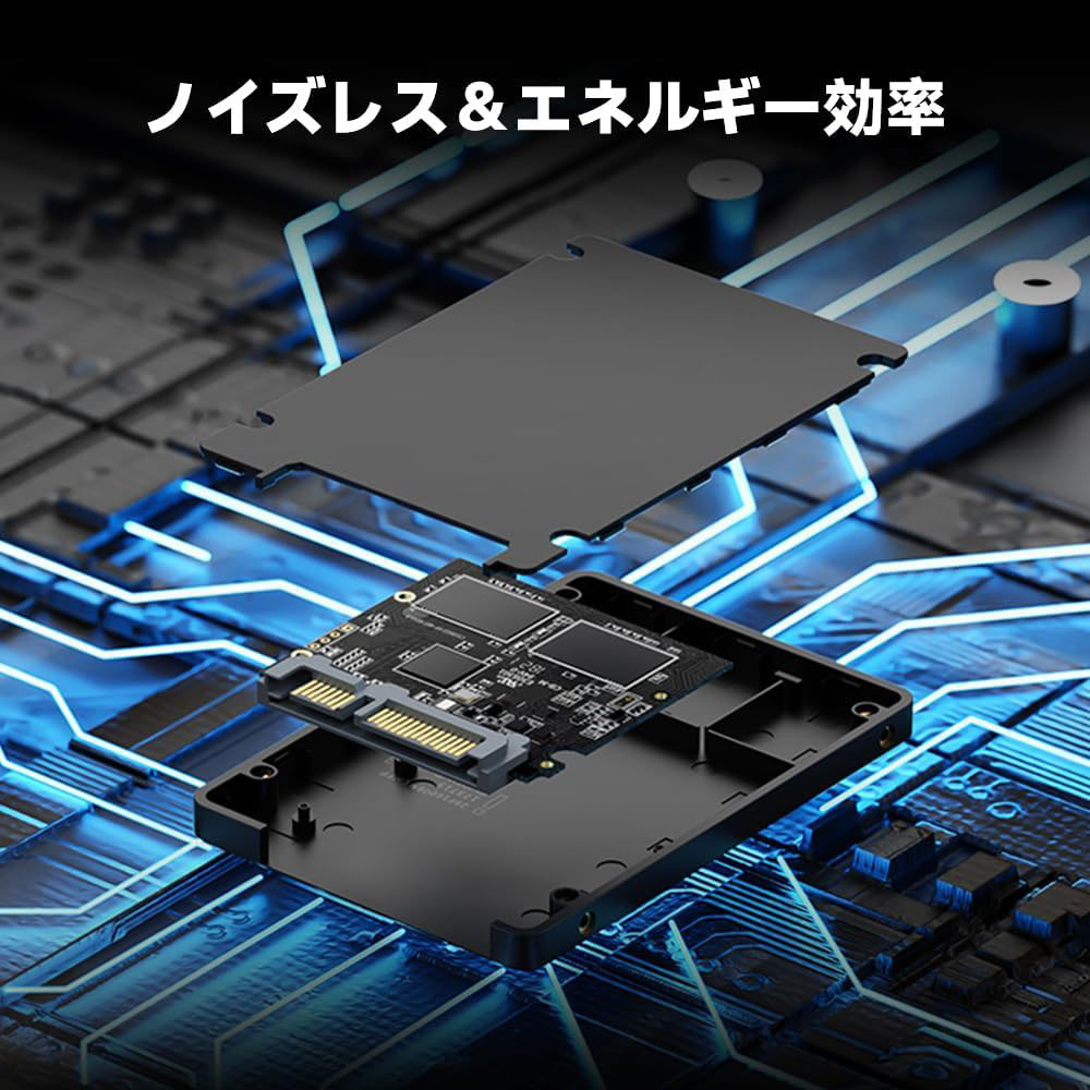 Kingspec KingSpec SSD 512GB 2.5インチ内蔵型SATA SSD 7mm 3D NAND