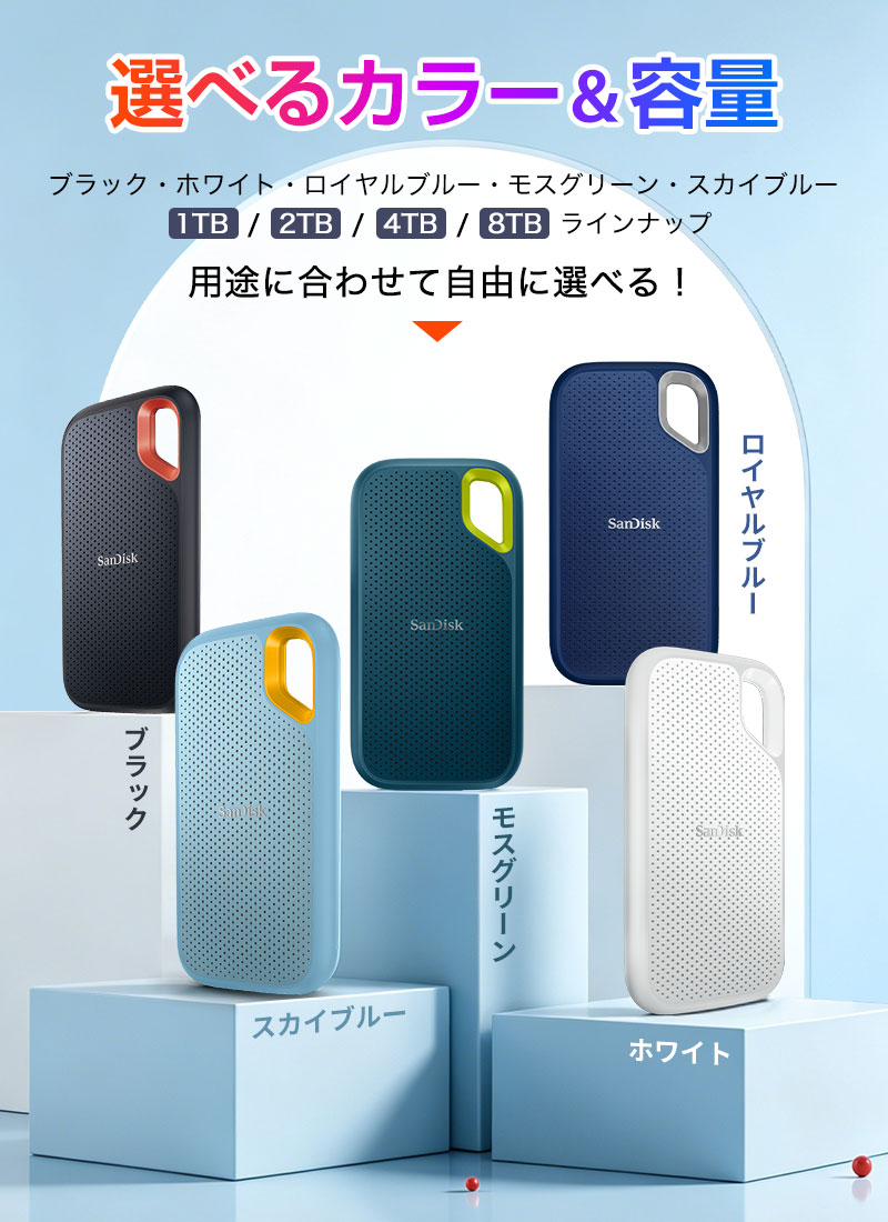 SanDisk（サンディスク） SanDisk Extreme ポータブルSSD 1TB USB3.2