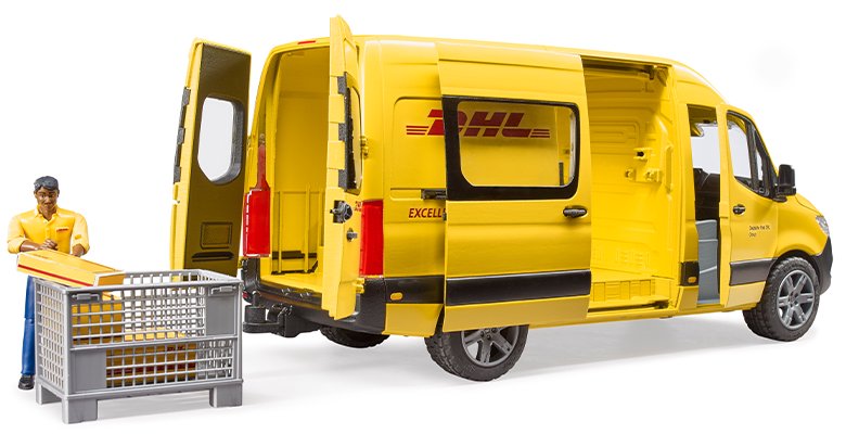 ブルーダー bruder MB DHL （フィギュア付き） bruder-02671