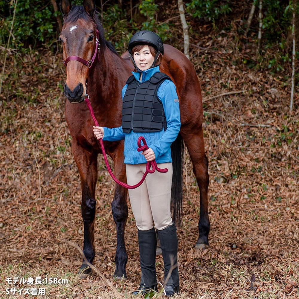 乗馬 プロテクター ベストB ボディプロテクター 乗馬用品 ショート丈 プロテクター｜jobayohin｜09