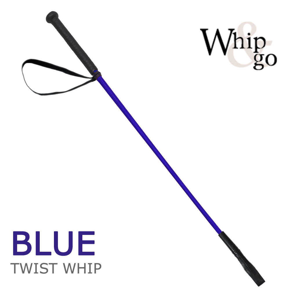 乗馬用品 カラー短鞭（青ブルー） SW12 ショートムチ 65cm 乗馬鞭｜jobayohin