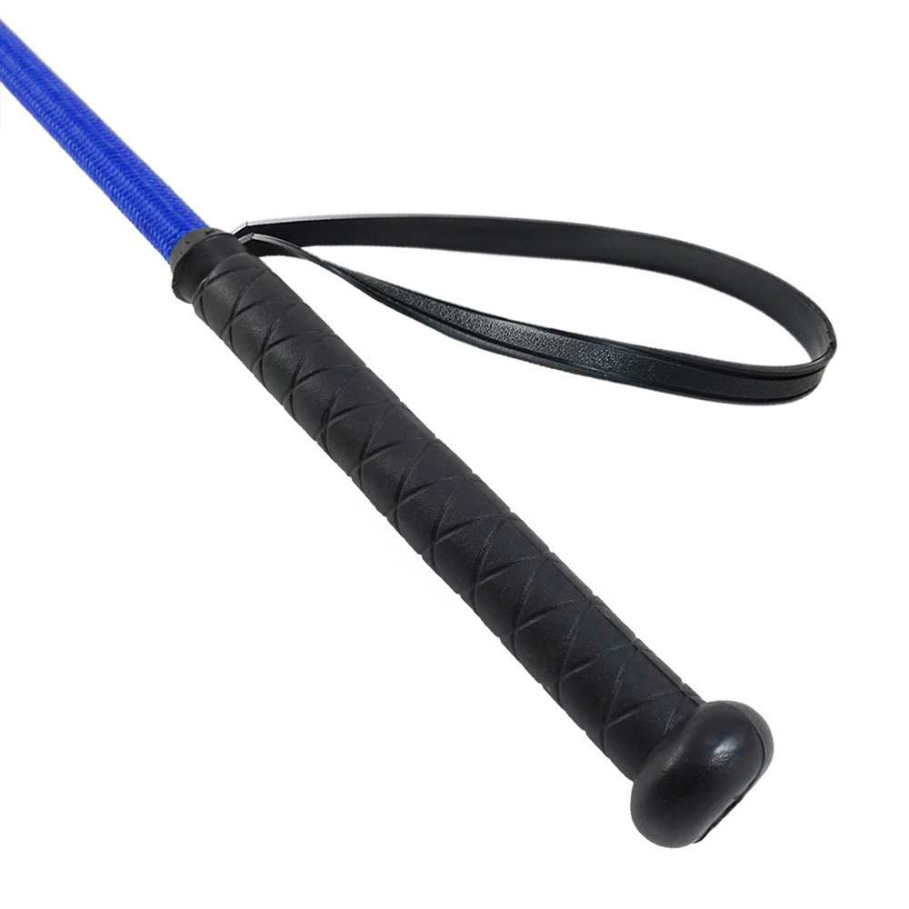 乗馬用品 カラー短鞭（青ブルー） SW12 ショートムチ 65cm 乗馬鞭｜jobayohin｜02
