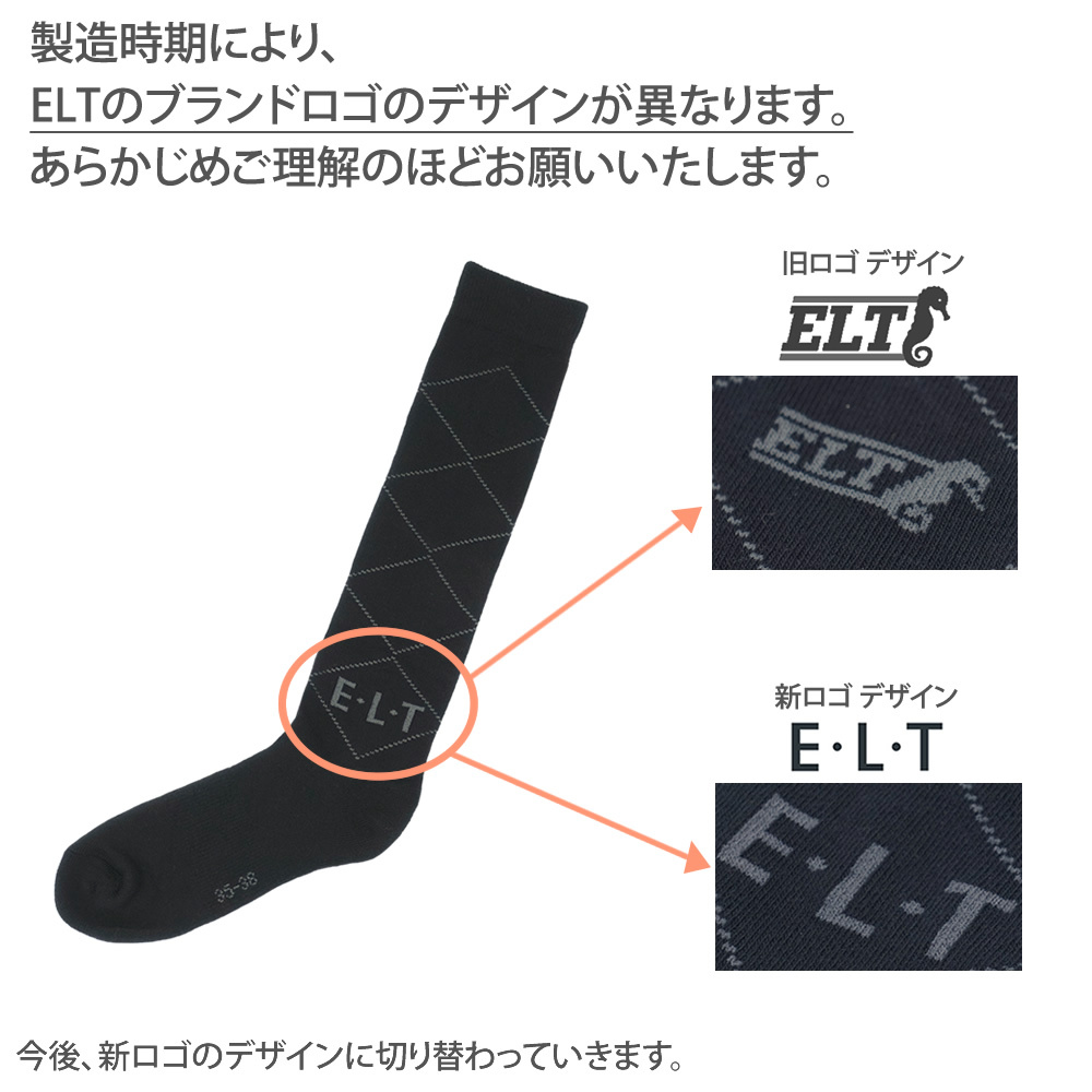 ELT ロイヤル 靴下 SCS1 ロングソックス チェック柄 乗馬用品｜jobayohin｜07