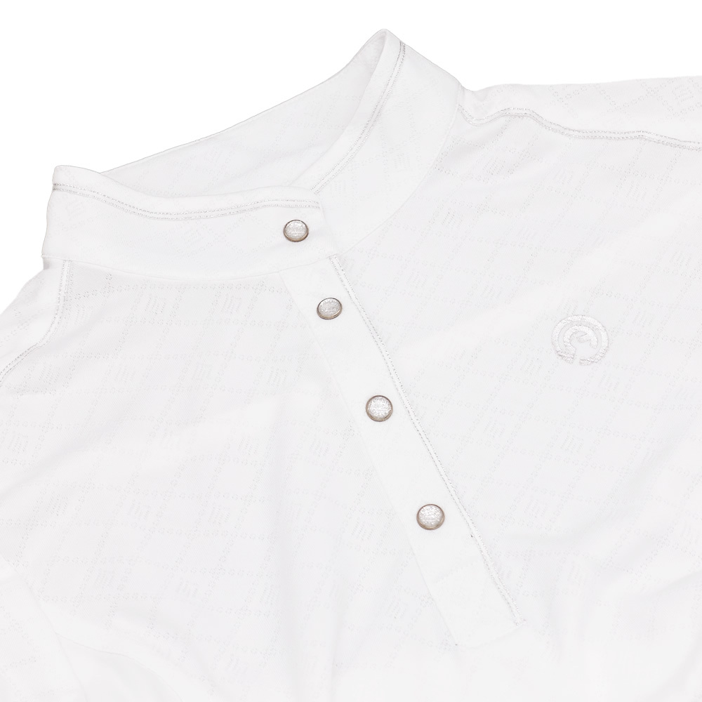 ANKY レディース サブライム 半袖 競技シャツ ASR2 女性用 ショーシャツ（白ホワイト） アンキー 乗馬用品｜jobayohin｜03