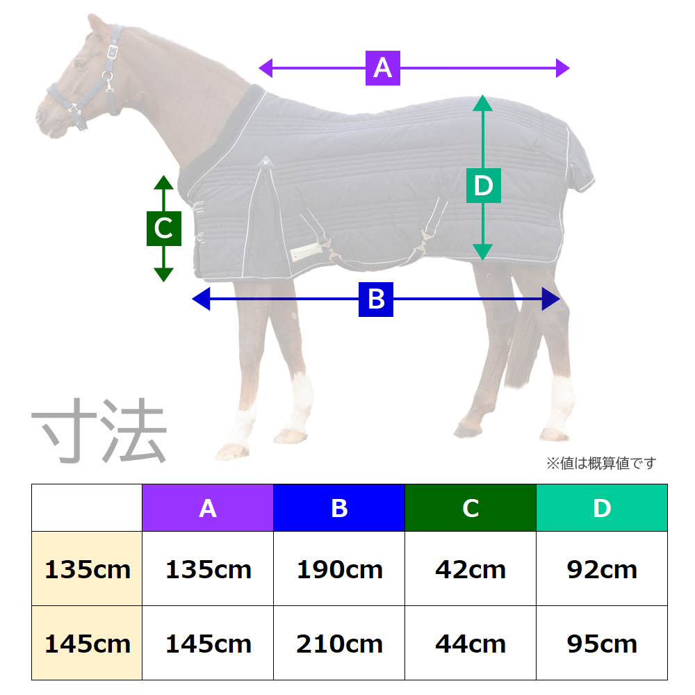 Waldhausen 厩舎用 馬着 WRS652 ステーブルラグ 200g 厚馬着 馬衣 馬服 馬具 乗馬用品