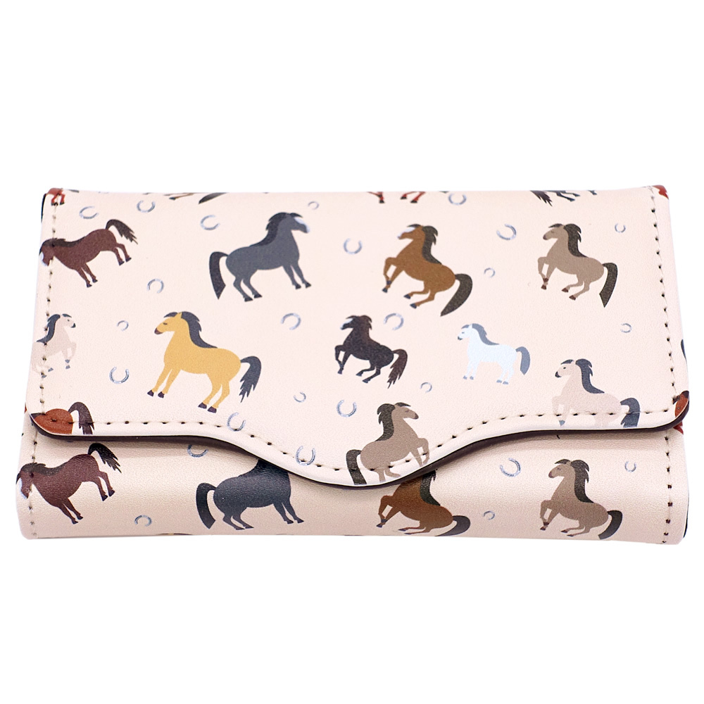 ラインストーン 馬 キーホルダー FKY1 ホース キーリング Pony＆Me